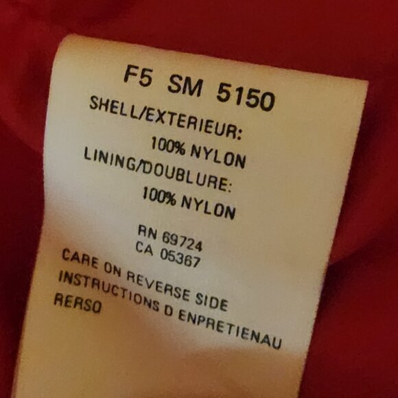 Vintage Columbia Vamoose Jacket Men's Large Red & Black Warm High Quality - Picture 11 of 11